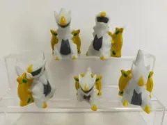 ポケモンキッズ　指人形　アルセウス　5体セット まとめ売り