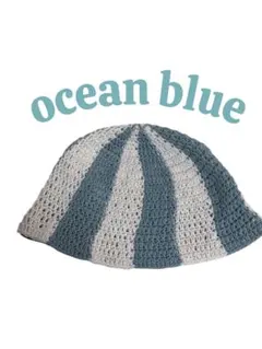 コットン　バケットハット　ハンドメイド　ストライプ 帽子 子供　ベビー