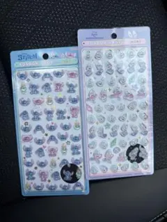 規品】ボンボンドロップシール　ミニ　ヤングオイスター/スティッチ2枚セット