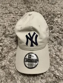 New Era ベージュ キャップ ニューヨーク・ヤンキース