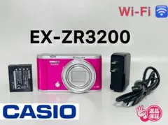 外観美品/動作確認済】カシオ EXILIM EX-ZR3200 ビビッドピンク - メルカリ