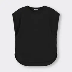 新品タグ付き GU ドライフレンチスリーブチュニック XS