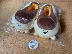 お文具といっしょ ぬいぐるみスリッパ プリンさん おまけ付き