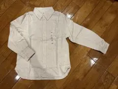 新品未使用　無印良品　オーガニックコットンフランネルシャツ　サイズ130