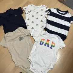 Gap 6-12m 半袖ロンパース 5枚