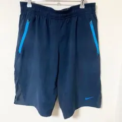 【ナイキ】トレーニングパンツ ハーフパンツ ショート丈 ウエストゴム紐 速乾 M