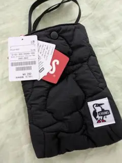 タグ付き　CHUMS スマホショルダー