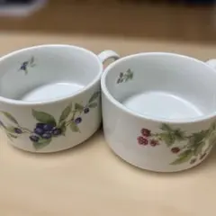 果実柄マグカップ 2個セット