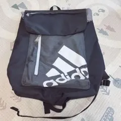 adidas アディダス リュック スポーツバッグ カバン 黒 グレー ロゴ