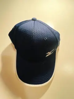 【未使用】MIZUNO メッシュキャップ ネイビー ホワイト　C2JWB154のサムネイル
