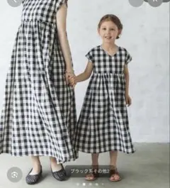 ペアマノン　親子お揃い ワンピースのサムネイル