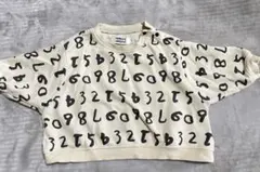 MARK'S HOGAN 数字プリント トレーナー 80