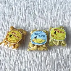 ミニチュア ポテトチップス（1袋） ポテチ 3種 ミニチュアフード