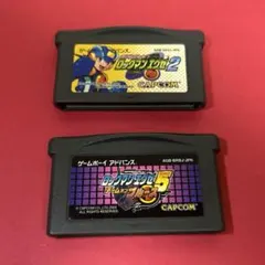 ゲームボーイアドバンスソフト　ロックマンエグゼ2 &5チームオブブルース