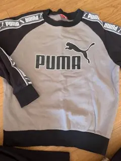 PUMA トレーナー グレー ブラック　140