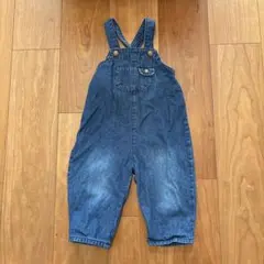 futafuta デニムオーバーオール 80