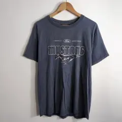 フォード マスタング ロゴ 車 Tシャツ ネイビー レトロのサムネイル