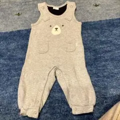 【美品】Combiminiクマの顔ロンパース 70サイズ
