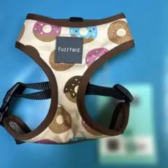 FuzzYard 犬用ハーネス Sサイズ　ドーナツ柄のサムネイル