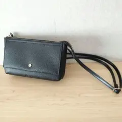 Bleu Bleuet ブルーブルーエ ミニフラップショルダー ブラックのサムネイル