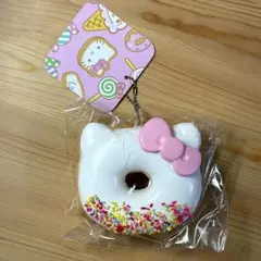 スクイーズ サンリオカフェワゴン限定 ハローキティドーナツ 白