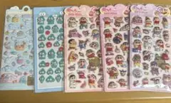 ぷくぷくシール セット シナモロール クレヨンしんちゃん ハンギョドン