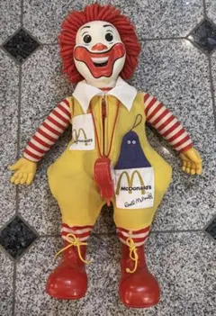レア！ 1978年 ロナルドマクドナルド ウォールクロック 看板 時計 店舗
