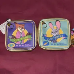 ② ズートピア　ポーチ　ニック　ジュディ　しまむら