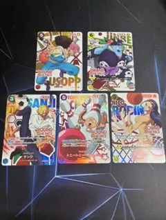 ワンピースカードゲーム まとめ売り 5枚セット ラウンドワン