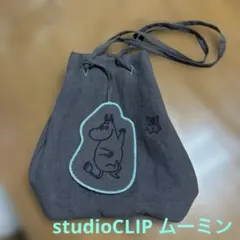 studioCLIP×MOOMIN パスケース付き刺繍巾着バッグのサムネイル