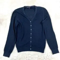 Brooks Brothers メッシュカーディガン Vネック M