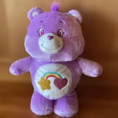 Care Bears 紫　BIGぬいぐるみ　美品