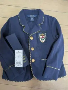 未使用 ポロ ラルフローレン ジャケット ブレザー 3T 100cm 紺色
