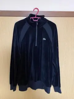 イ*ン様 Lacoste supreme ベロアハーフジップアップジャケット　激 Supreme LACOSTE Velour Half-Zip Track Top (SS18) - $188