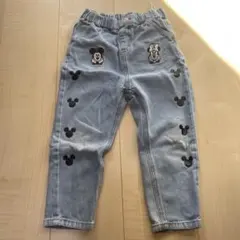 ミッキー ミニー デニムパンツ 100cm