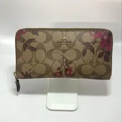 COACH シグネチャー 長財布 花柄 【5】