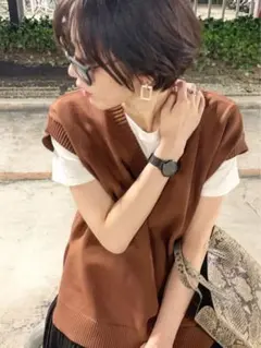 アーバンリサーチ KBF ウーリーニットノースリーブプルオーバー