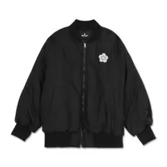 マリークワント　希少品　完売品　新品ネイビーバイカラーブルゾン　匿名配送 マリークワント 完売色 定価以下ブラック配色ロゴブルゾン 匿名配送