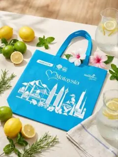【限定】Watsonsマレーシア　プロモーションエコバッグブルー 新品2点セット