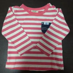 Lee ストライプ柄 長袖カットソー 80cm