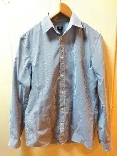 H&M ストライプ 長袖シャツ日本人 Lサイズ