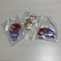 サンリオ ガチャなかよしドロップチャーム マイメロ クロミ キキララ 3個セット