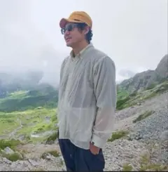 ltm x [sn] 山と街で着たいメリノボタンダウンシャツ（薄手） Mサイズ