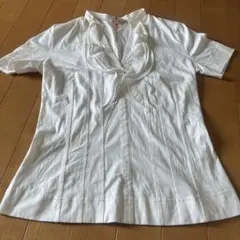 A-K-R-I-S ホワイト 半袖シャツ