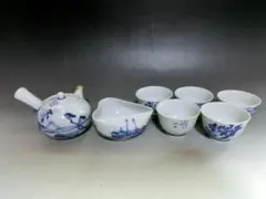 青花茶器セット 陶磁器 12点 - メルカリ