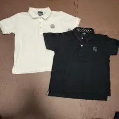 COMME CA ISM　白黒ポロシャツ 2枚セット 110cm