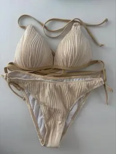 【未使用・新品】SHEIN ベージュ セパレート水着 Sサイズ 完売品のサムネイル