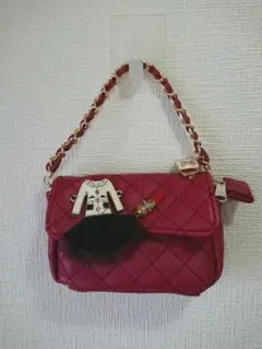 マイクロバッグ　キルティングミニバッグ