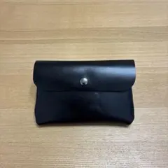 通帳ケース　ハンドメイド　レザー