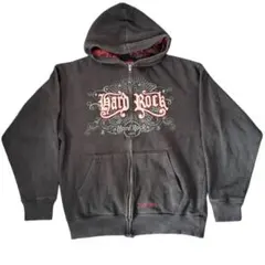 黒ジップパーカー